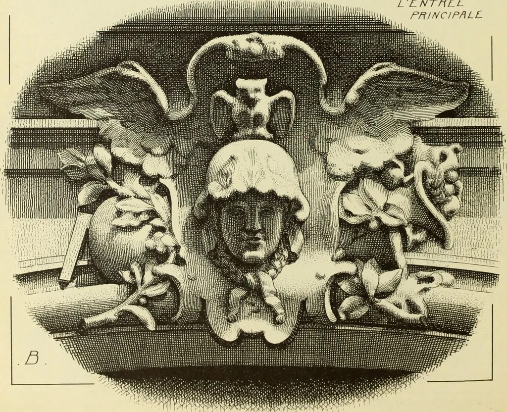 An illustration from Materials and documents of architecture and sculpture : classified alphabetically, 1915, leaf 241