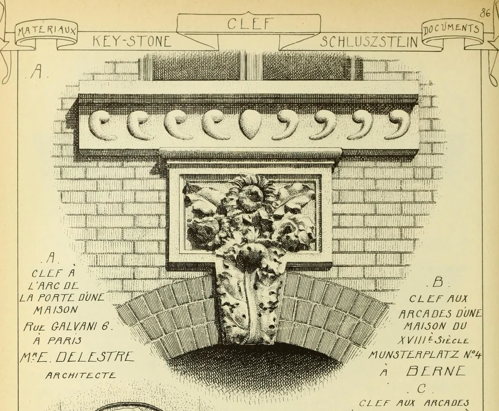 An illustration from Materials and documents of architecture and sculpture : classified alphabetically, 1915, leaf 245