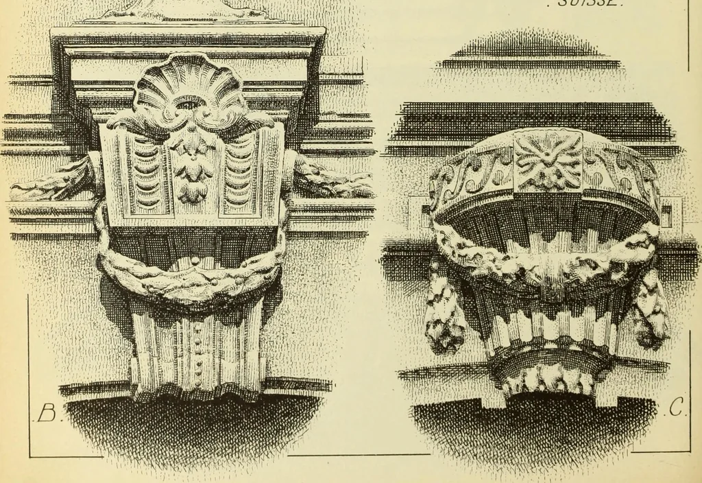An illustration from Materials and documents of architecture and sculpture : classified alphabetically, 1915, leaf 245