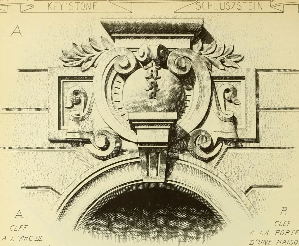 An illustration from Materials and documents of architecture and sculpture : classified alphabetically, 1915, leaf 247