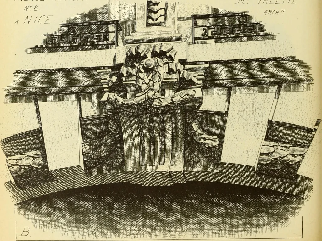 An illustration from Materials and documents of architecture and sculpture : classified alphabetically, 1915, leaf 247