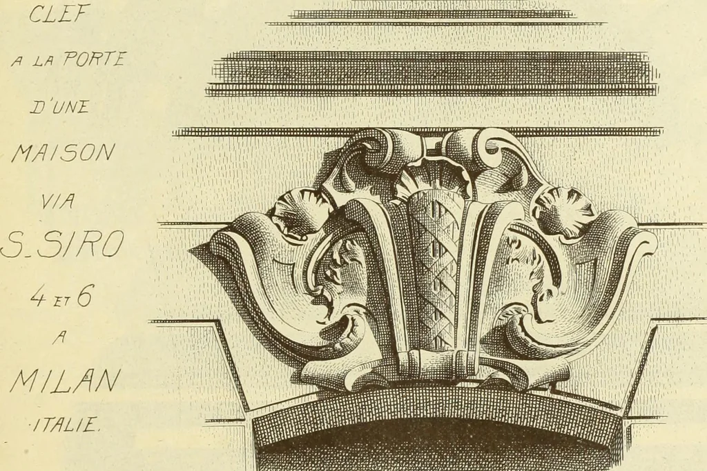 An illustration from Materials and documents of architecture and sculpture : classified alphabetically, 1915, leaf 252