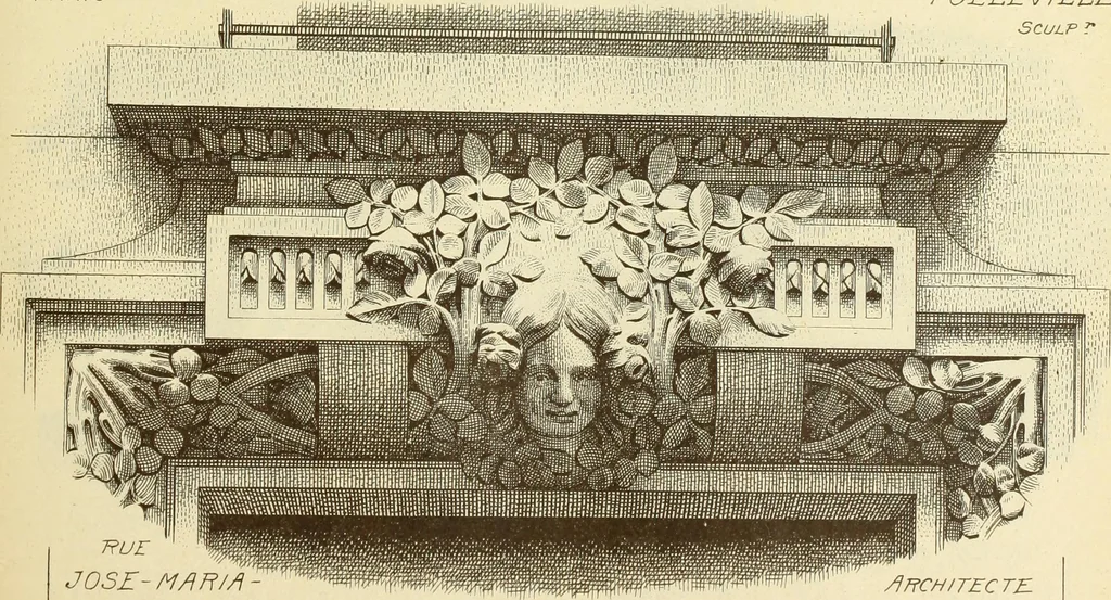 An illustration from Materials and documents of architecture and sculpture : classified alphabetically, 1915, leaf 254