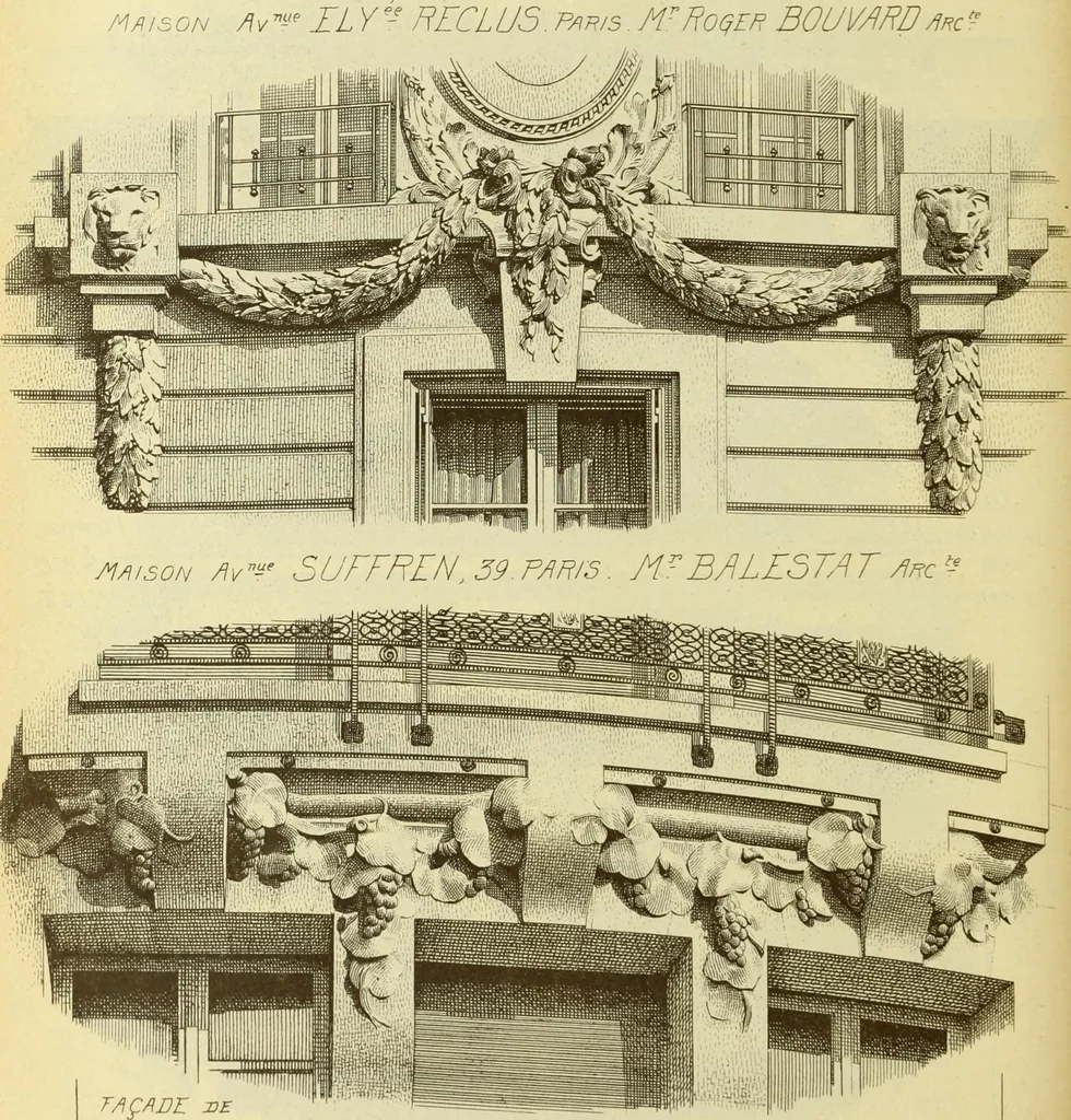 An illustration from Materials and documents of architecture and sculpture : classified alphabetically, 1915, leaf 255