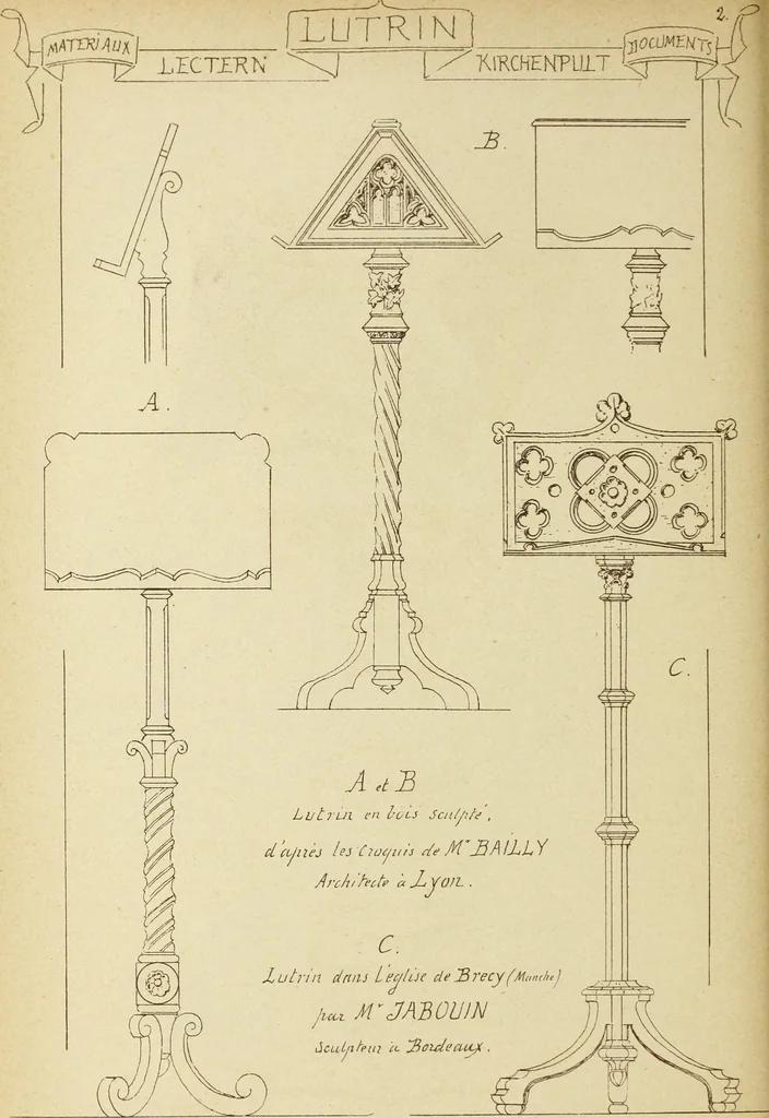 An illustration from Materials and documents of architecture and sculpture : classified alphabetically, 1915, leaf 325