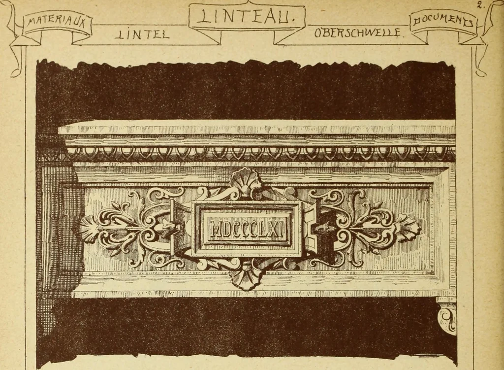An illustration from Materials and documents of architecture and sculpture : classified alphabetically, 1915, leaf 349