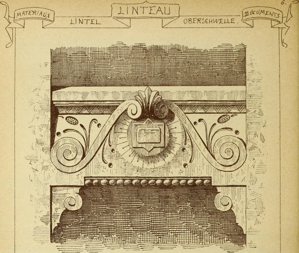 An illustration from Materials and documents of architecture and sculpture : classified alphabetically, 1915, leaf 353