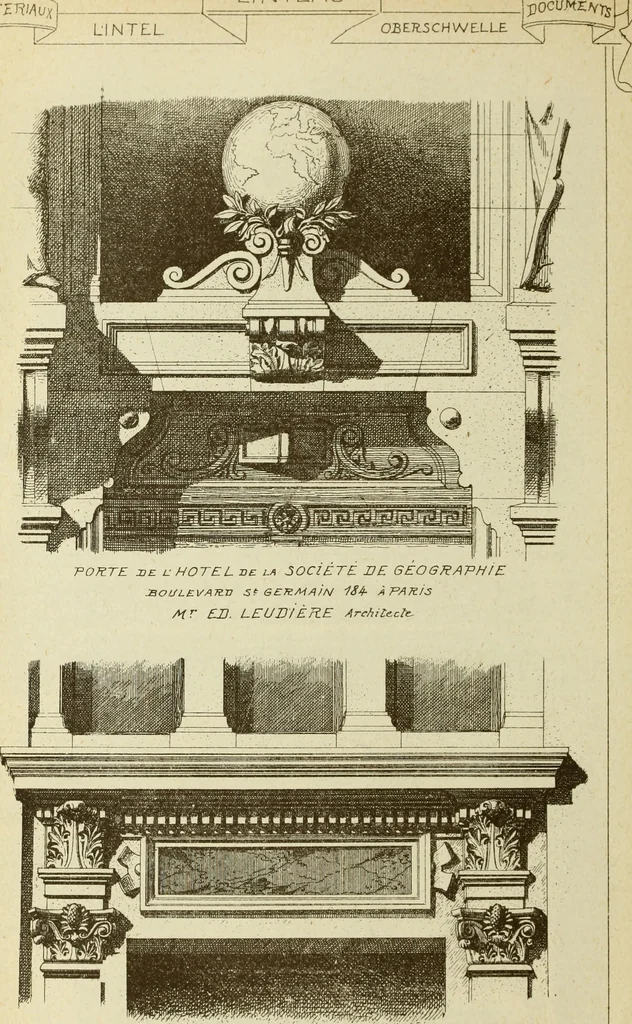 An illustration from Materials and documents of architecture and sculpture : classified alphabetically, 1915, leaf 357