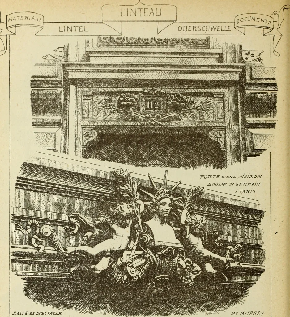 An illustration from Materials and documents of architecture and sculpture : classified alphabetically, 1915, leaf 363
