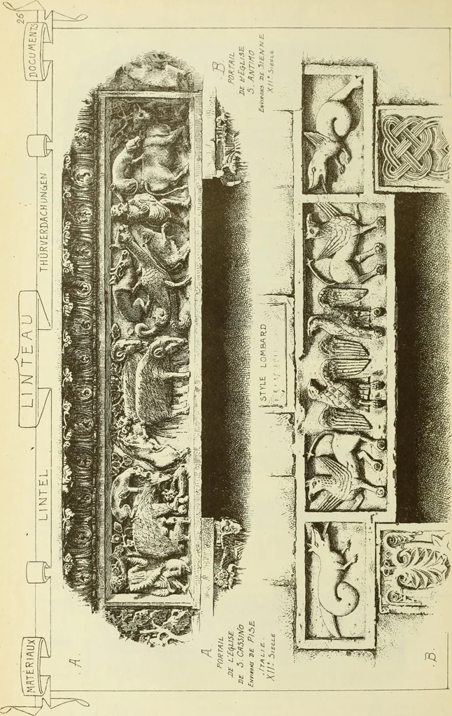 An illustration from Materials and documents of architecture and sculpture : classified alphabetically, 1915, leaf 373
