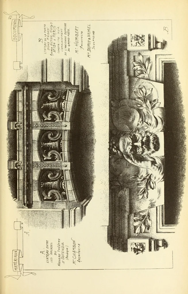 An illustration from Materials and documents of architecture and sculpture : classified alphabetically, 1915, leaf 376