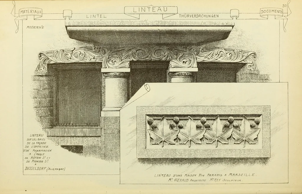 An illustration from Materials and documents of architecture and sculpture : classified alphabetically, 1915, leaf 377