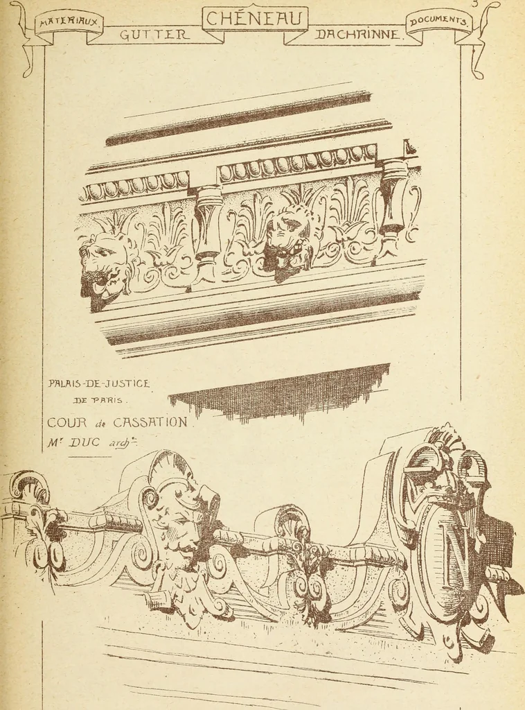 An illustration from Materials and documents of architecture and sculpture : classified alphabetically, 1915, leaf 66