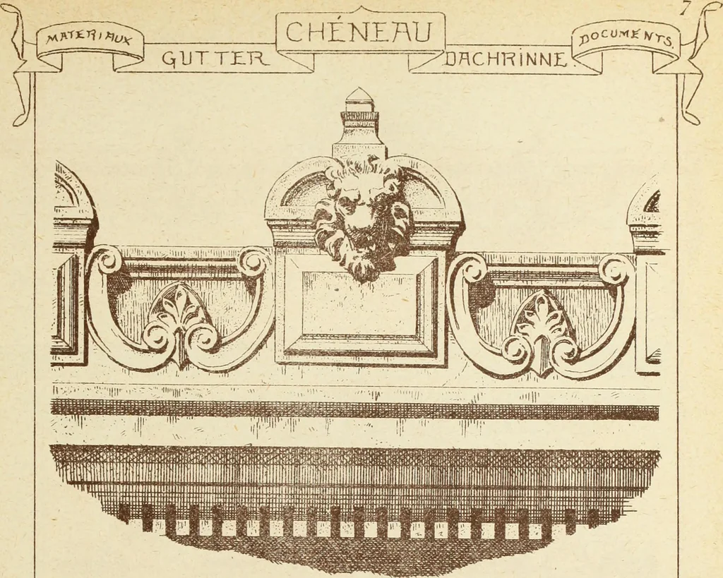 An illustration from Materials and documents of architecture and sculpture : classified alphabetically, 1915, leaf 70