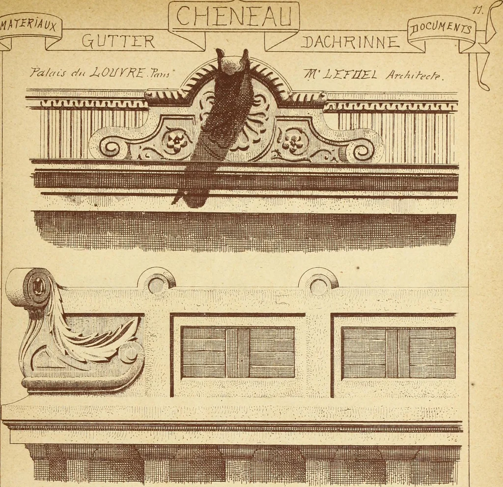 An illustration from Materials and documents of architecture and sculpture : classified alphabetically, 1915, leaf 74