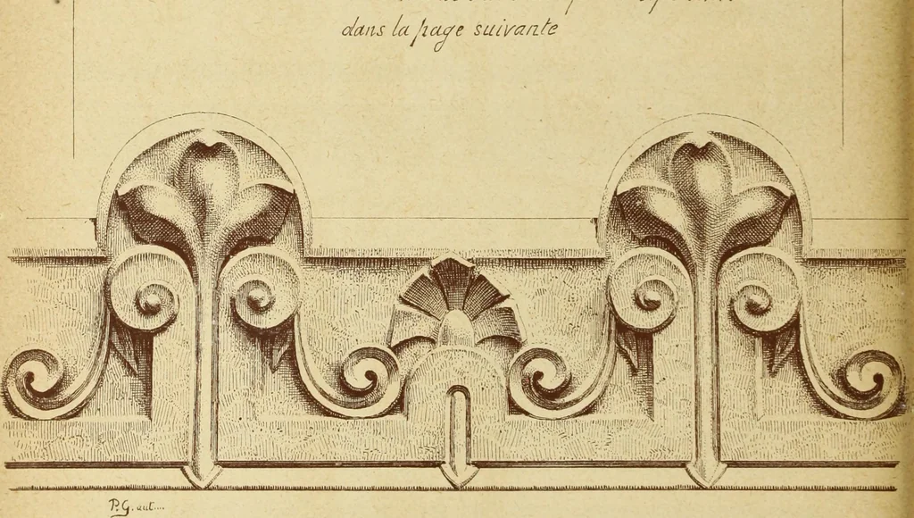 An illustration from Materials and documents of architecture and sculpture : classified alphabetically, 1915, leaf 75