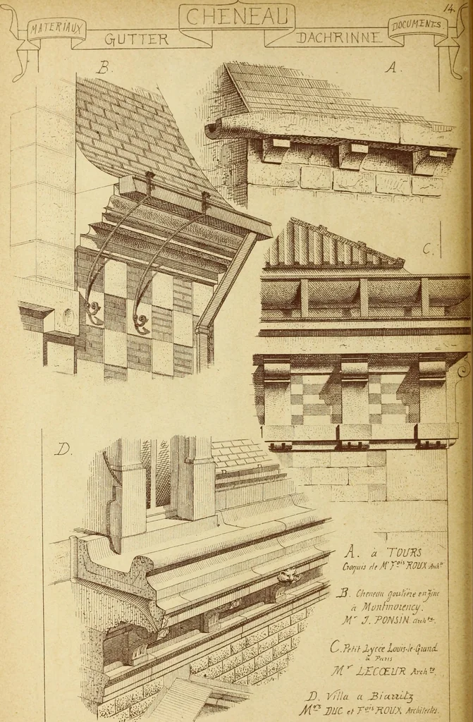 An illustration from Materials and documents of architecture and sculpture : classified alphabetically, 1915, leaf 77