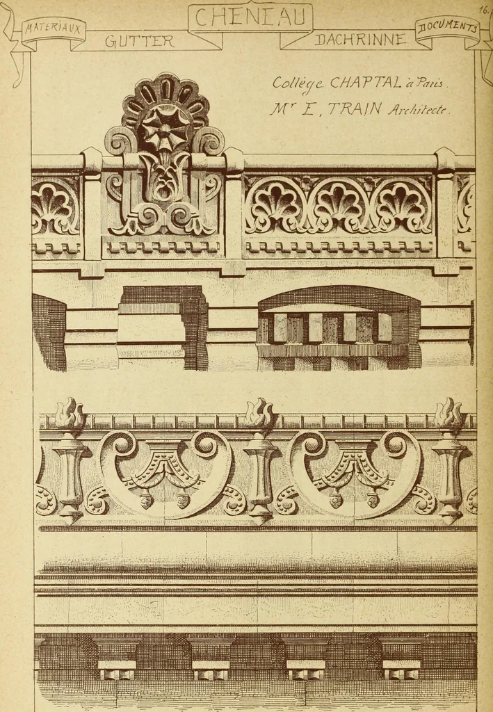 An illustration from Materials and documents of architecture and sculpture : classified alphabetically, 1915, leaf 79