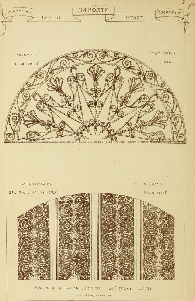 An illustration from Materials and documents of architecture and sculpture : classified alphabetically, 1915, leaf 97