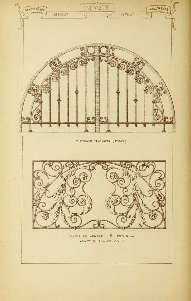An illustration from Materials and documents of architecture and sculpture : classified alphabetically, 1915, leaf 99