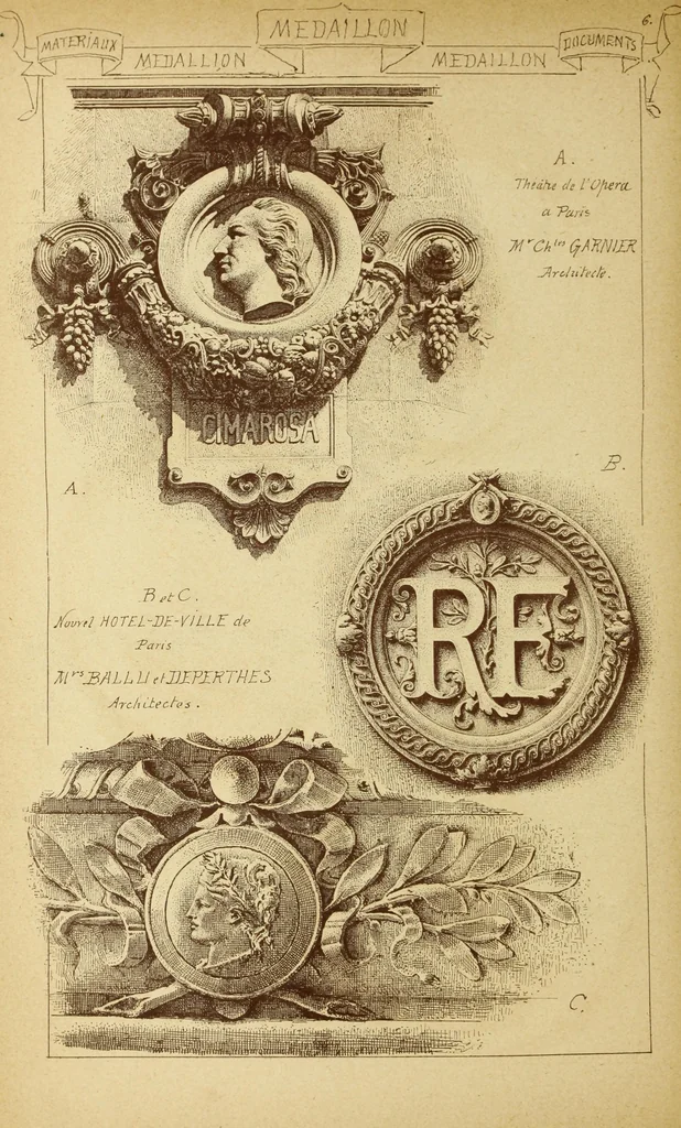 An illustration from Materials and documents of architecture and sculpture : classified alphabetically, 1915, leaf 125