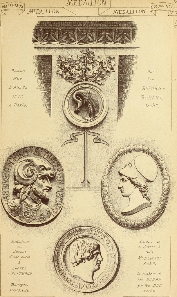 An illustration from Materials and documents of architecture and sculpture : classified alphabetically, 1915, leaf 134