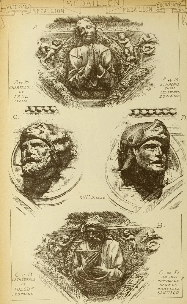 An illustration from Materials and documents of architecture and sculpture : classified alphabetically, 1915, leaf 139