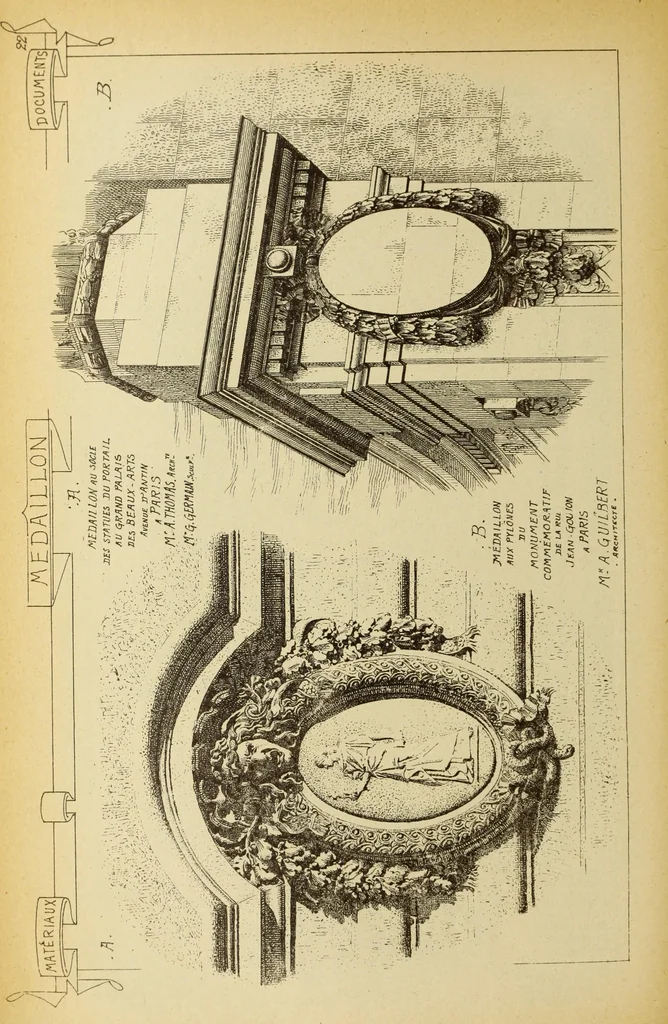 An illustration from Materials and documents of architecture and sculpture : classified alphabetically, 1915, leaf 141