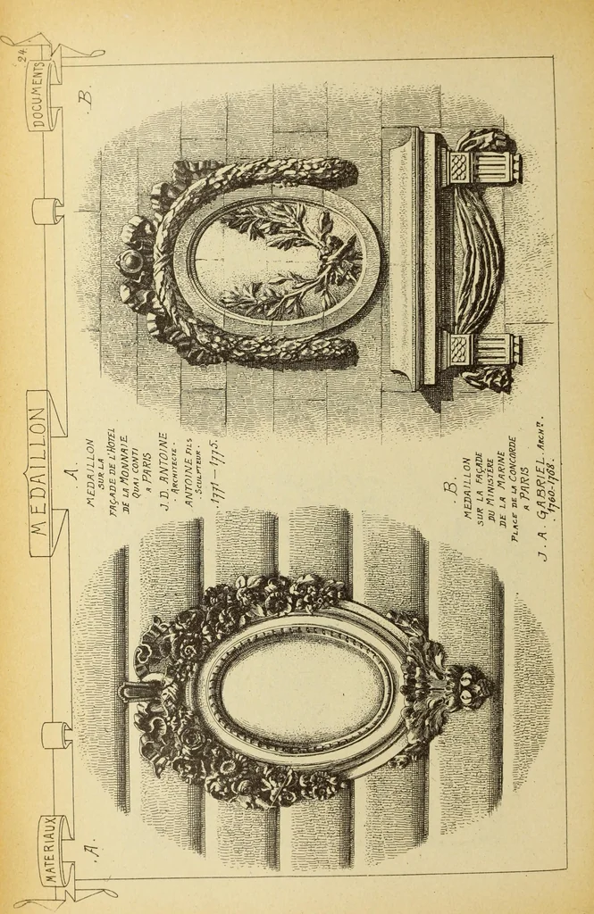 An illustration from Materials and documents of architecture and sculpture : classified alphabetically, 1915, leaf 143
