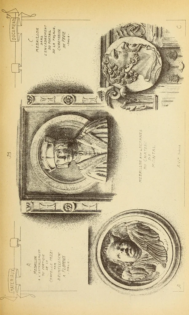 An illustration from Materials and documents of architecture and sculpture : classified alphabetically, 1915, leaf 146