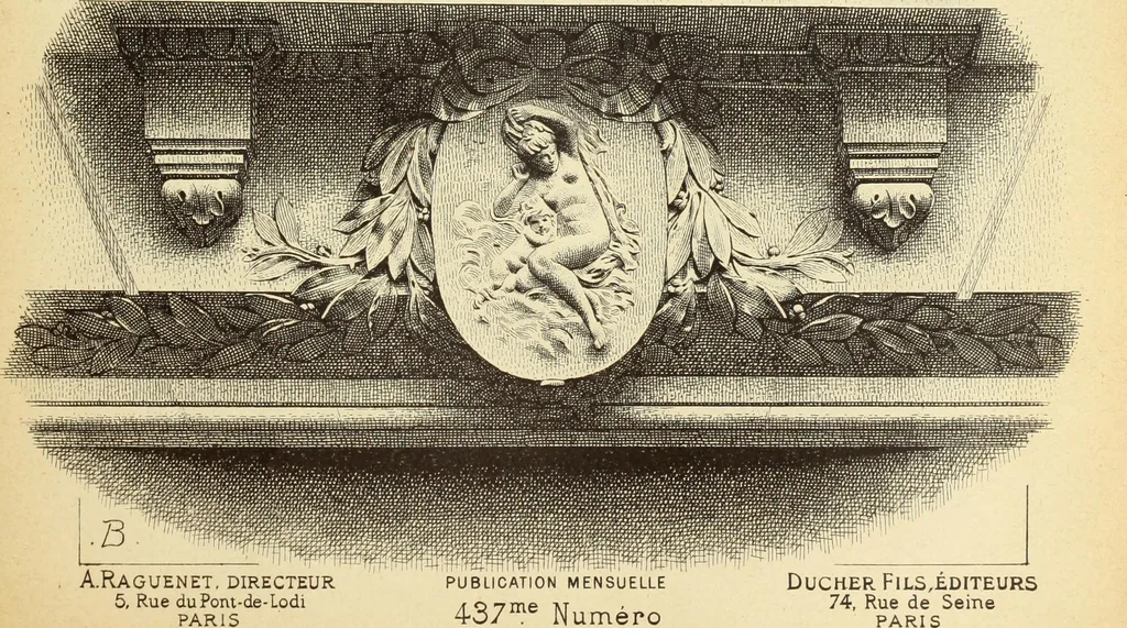 An illustration from Materials and documents of architecture and sculpture : classified alphabetically, 1915, leaf 148