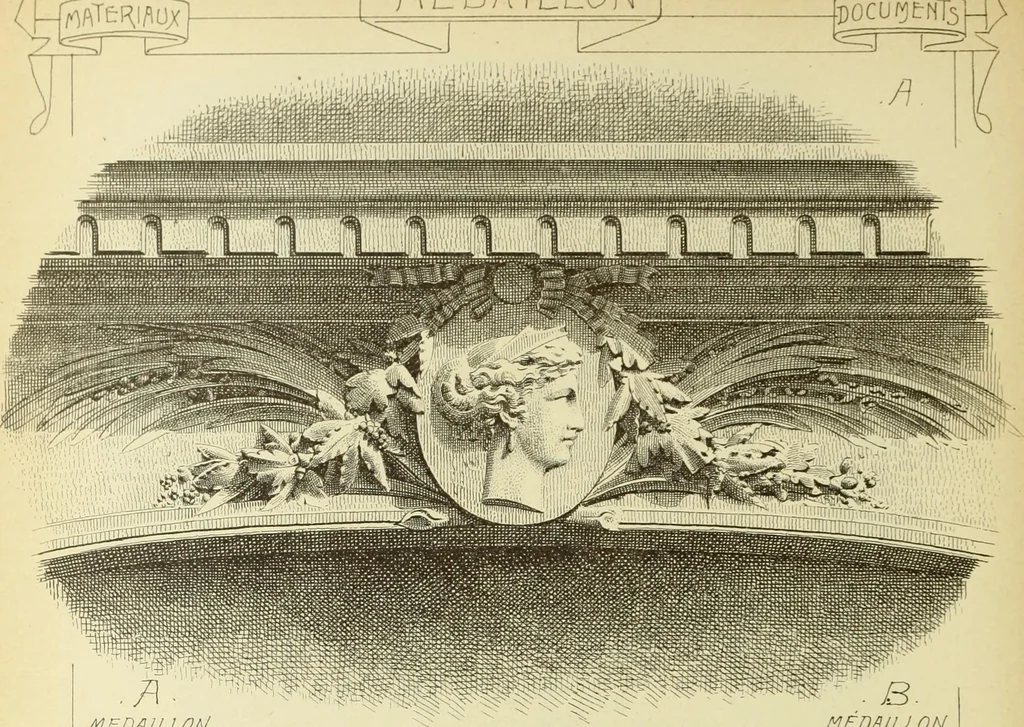 An illustration from Materials and documents of architecture and sculpture : classified alphabetically, 1915, leaf 149