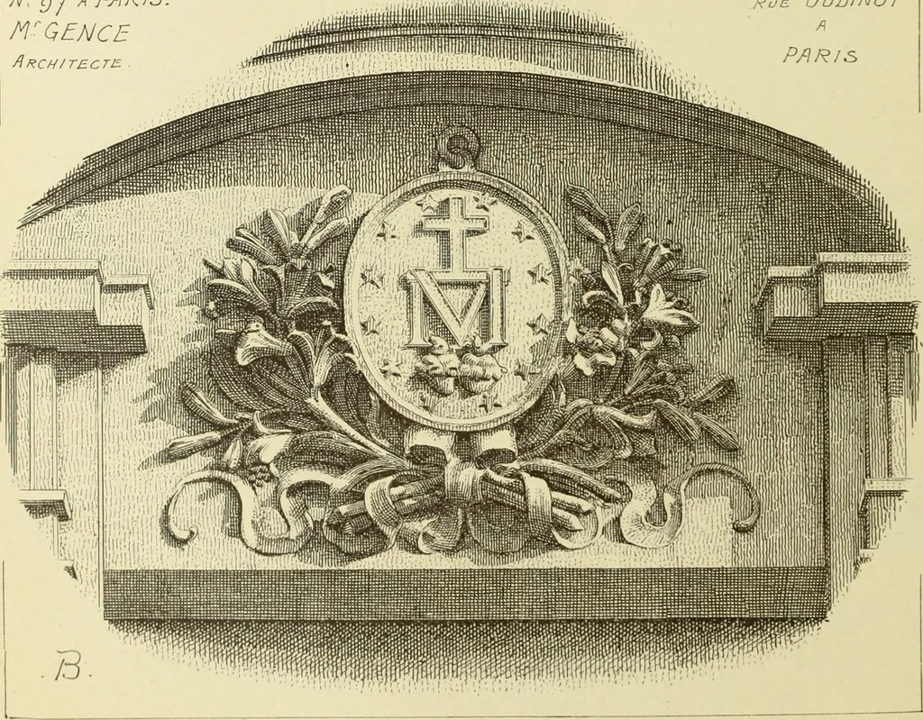An illustration from Materials and documents of architecture and sculpture : classified alphabetically, 1915, leaf 149
