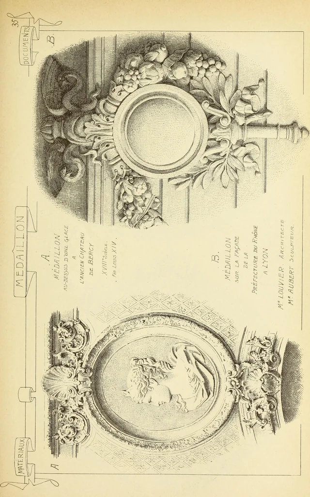 An illustration from Materials and documents of architecture and sculpture : classified alphabetically, 1915, leaf 154