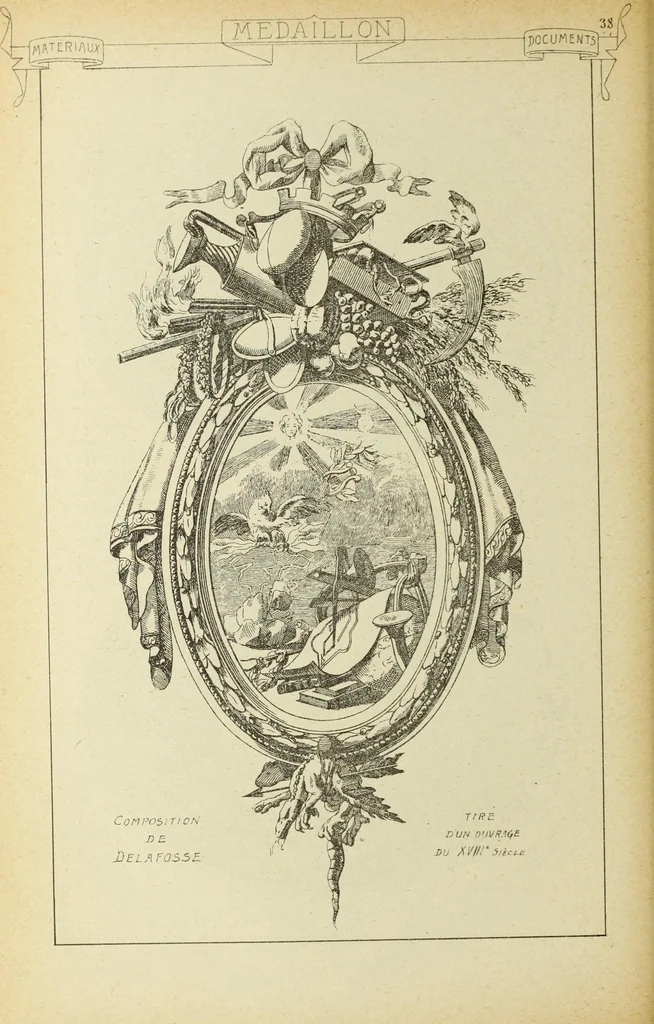 An illustration from Materials and documents of architecture and sculpture : classified alphabetically, 1915, leaf 157