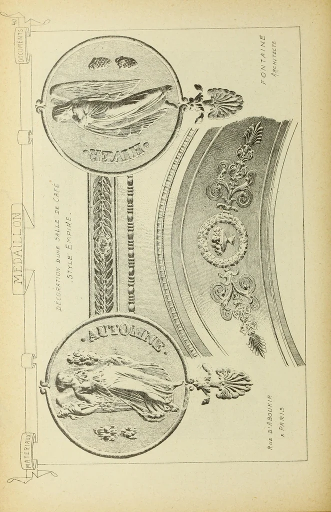 An illustration from Materials and documents of architecture and sculpture : classified alphabetically, 1915, leaf 159