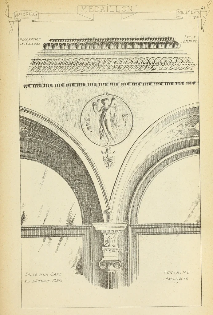 An illustration from Materials and documents of architecture and sculpture : classified alphabetically, 1915, leaf 160