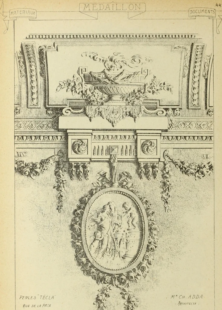 An illustration from Materials and documents of architecture and sculpture : classified alphabetically, 1915, leaf 163