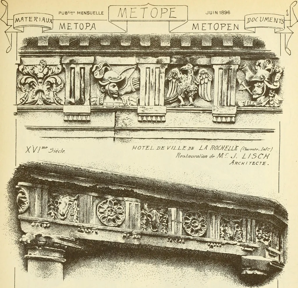 An illustration from Materials and documents of architecture and sculpture : classified alphabetically, 1915, leaf 164