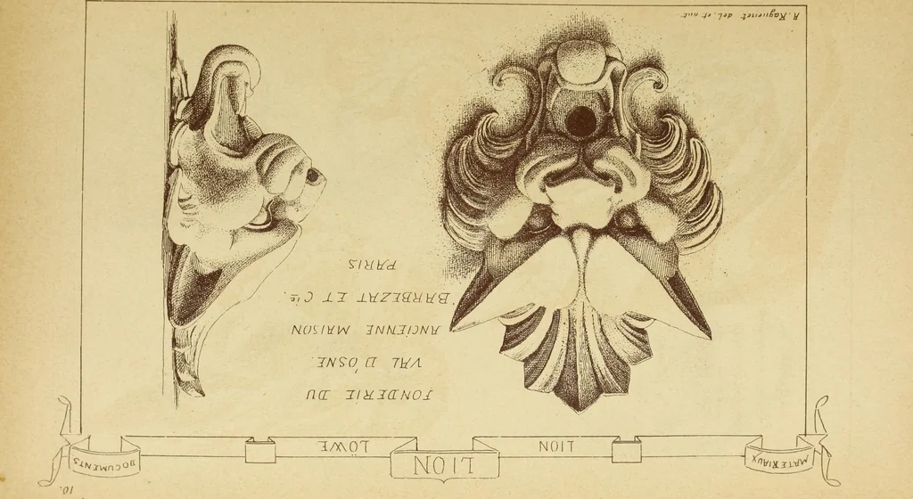 An illustration from Materials and documents of architecture and sculpture : classified alphabetically, 1915, leaf 17