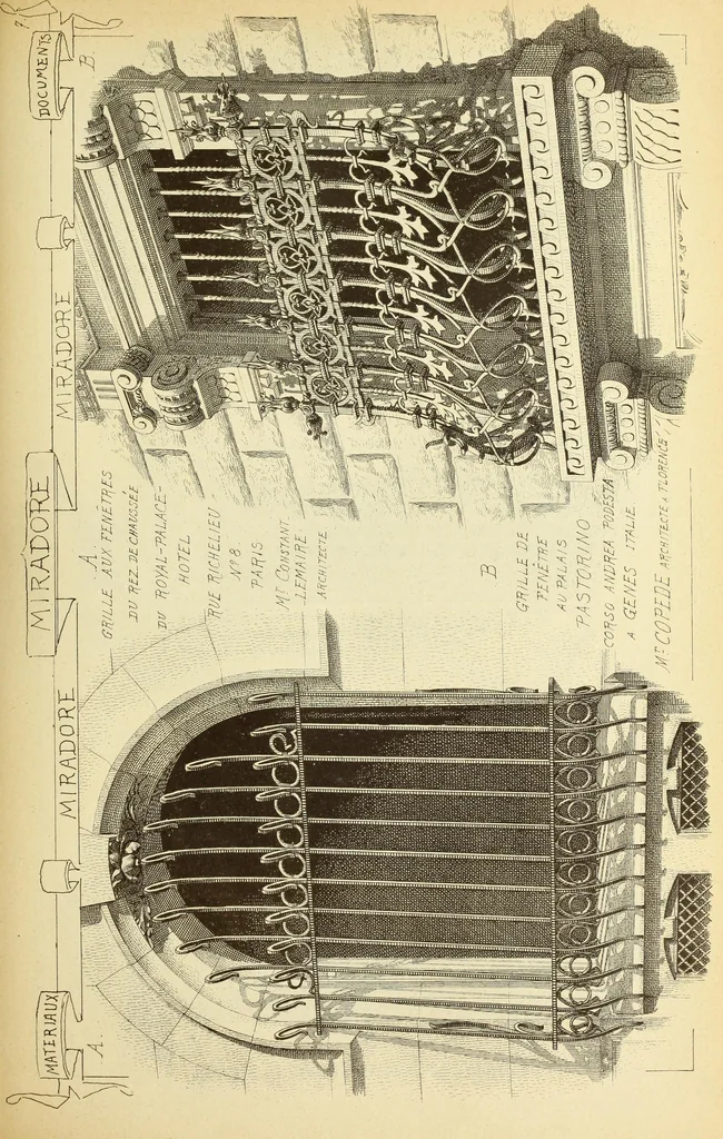 An illustration from Materials and documents of architecture and sculpture : classified alphabetically, 1915, leaf 178