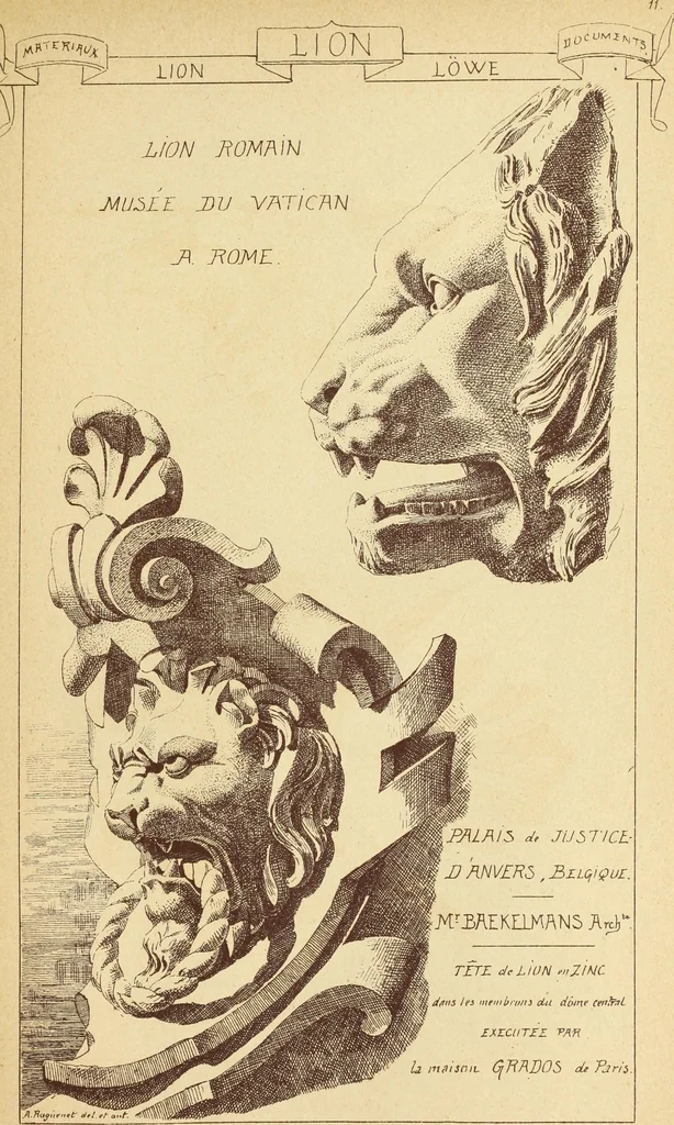 An illustration from Materials and documents of architecture and sculpture : classified alphabetically, 1915, leaf 18