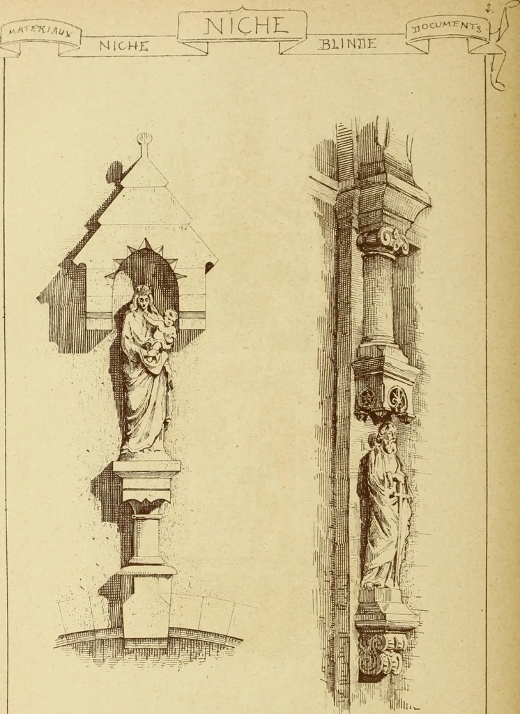 An illustration from Materials and documents of architecture and sculpture : classified alphabetically, 1915, leaf 209