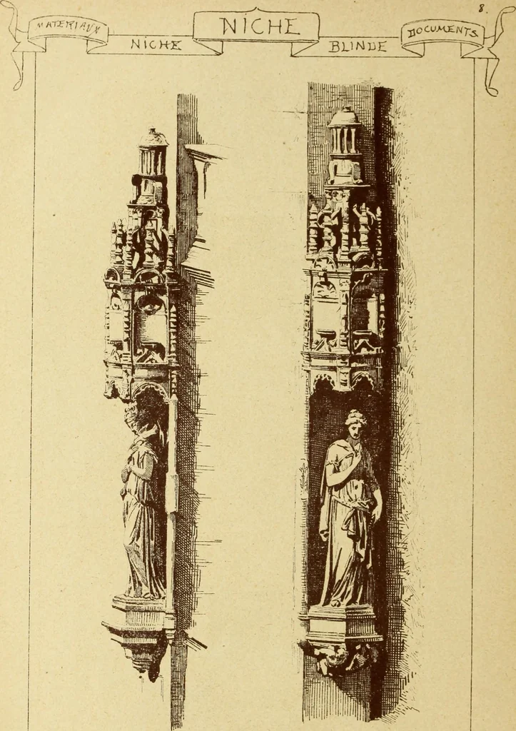 An illustration from Materials and documents of architecture and sculpture : classified alphabetically, 1915, leaf 215
