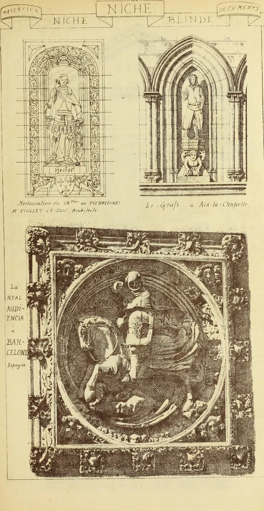 An illustration from Materials and documents of architecture and sculpture : classified alphabetically, 1915, leaf 220