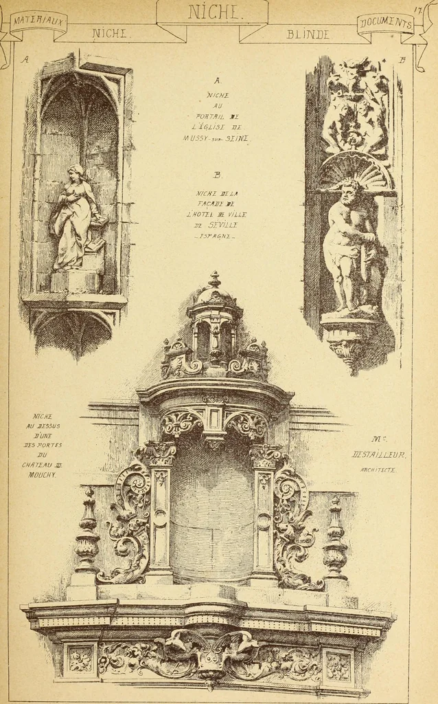 An illustration from Materials and documents of architecture and sculpture : classified alphabetically, 1915, leaf 224