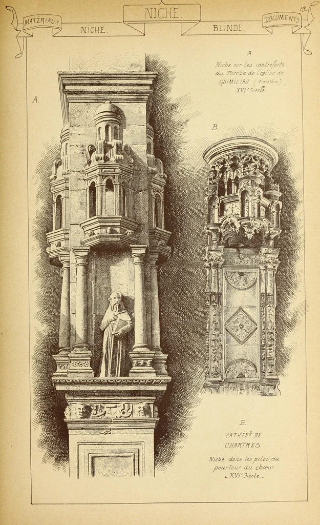 An illustration from Materials and documents of architecture and sculpture : classified alphabetically, 1915, leaf 226