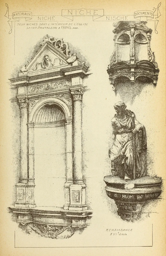 An illustration from Materials and documents of architecture and sculpture : classified alphabetically, 1915, leaf 234