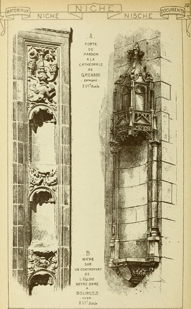 An illustration from Materials and documents of architecture and sculpture : classified alphabetically, 1915, leaf 239