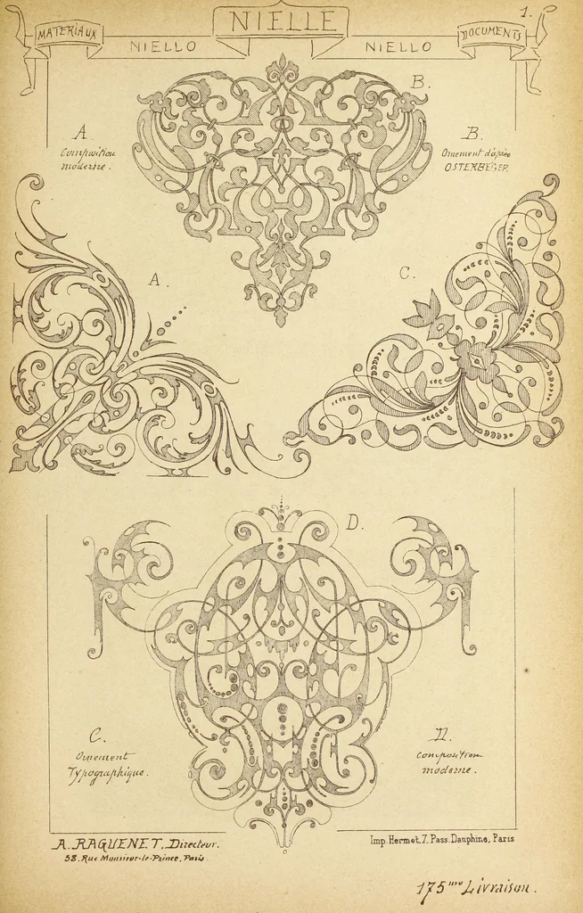 An illustration from Materials and documents of architecture and sculpture : classified alphabetically, 1915, leaf 240